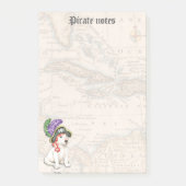 Bull Terrier Pirate Post-it® Notes (Voorkant)