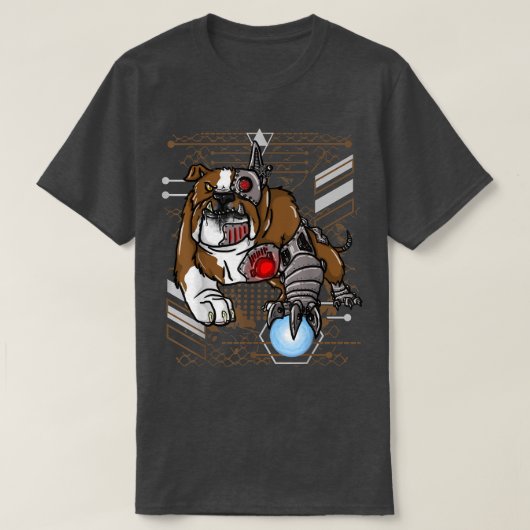 Bull Terrier Pit Bull Dog T-Shirt Copy Copy (Design voorkant)