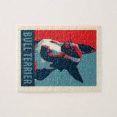 Bull Terrier Political Parody Legpuzzel (Horizontaal)