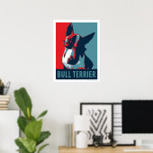 Bull Terrier Political Parody Poster 18x24 (Thuiskantoor)