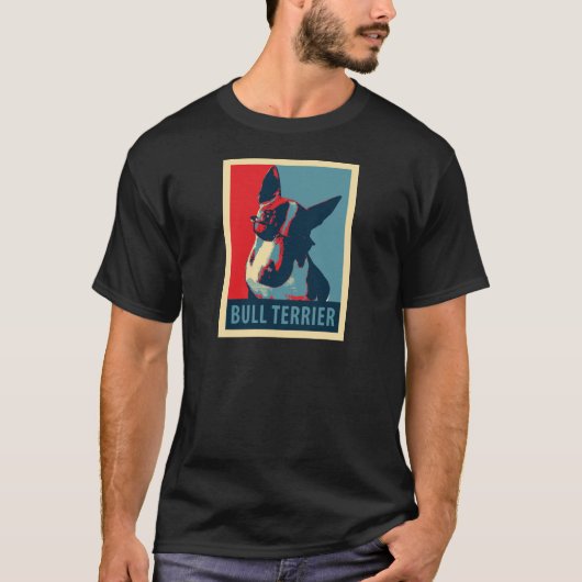 Bull Terrier Political Parody T-shirt (Voorkant)
