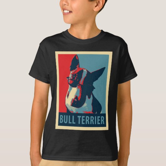 Bull Terrier Political Parody T-shirt (Voorkant)