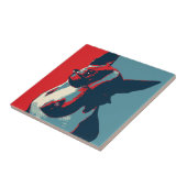 Bull Terrier Political Parody Tegeltje (Zijkant)