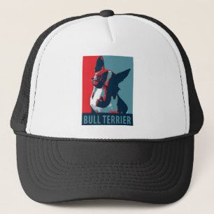 Bull Terrier Political Parody Trucker Pet