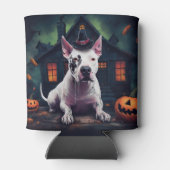 Bull Terrier pompoenen Halloween eng Blikjeskoeler (Achterkant)