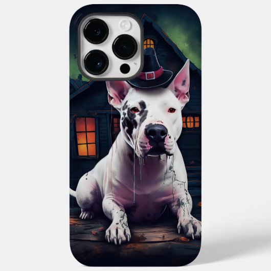 Bull Terrier pompoenen Halloween eng Case-Mate iPhone Case (Achterkant)