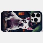 Bull Terrier pompoenen Halloween eng Case-Mate iPhone Case (Achterkant (horizontaal))