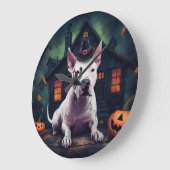 Bull Terrier pompoenen Halloween eng Grote Klok (Hoek)