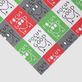 Bull Terrier Pop Art Focus op de GOEDE inspiratie Tissuepapier (Detail)