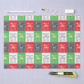 Bull Terrier Pop Art Focus op de GOEDE inspiratie Tissuepapier (Craft)