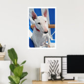 Bull Terrier Poster (Thuiskantoor)