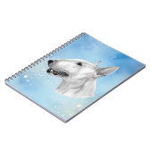 Bull Terrier potloodtekening Notitieboek (Linkerzijde)