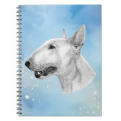 Bull Terrier potloodtekening Notitieboek (Voorkant)