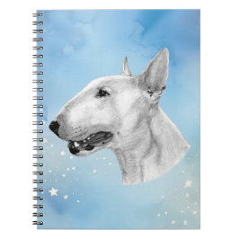 Bull Terrier potloodtekening Notitieboek