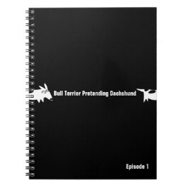 Bull Terrier Pretending Dachshund Notitieboek