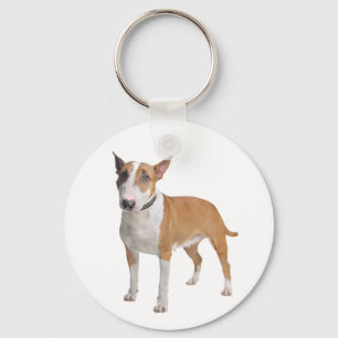 Bull Terrier Puppy Dog Love Sleutelhanger