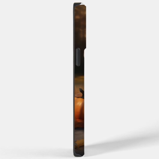 Bull Terrier Puppy Herfst Delight Pompoen Case-Mate iPhone Case (Achterkant / Rechts)