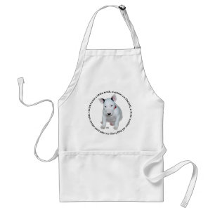 Bull Terrier Puppy Liedjes Standaard Schort