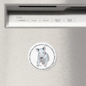 Bull Terrier Puppy Rijmpjes Magneet (Insitu (Vaatwasser))