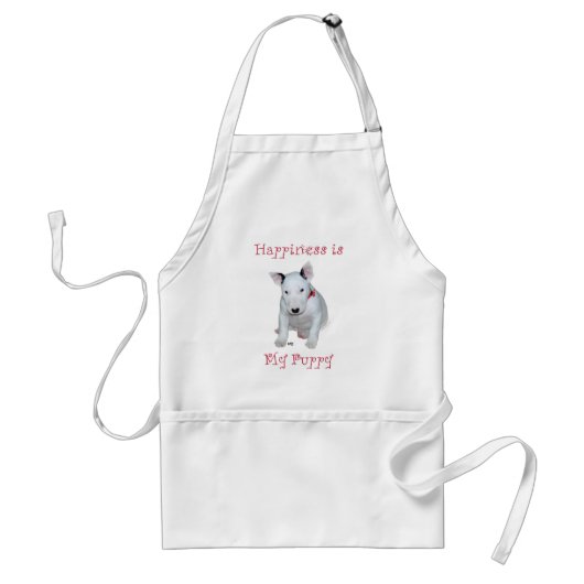 Bull Terrier Puppy Standaard Schort (Voorkant)