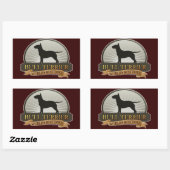 Bull Terrier Rechthoekige Sticker (Vel)