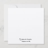 Bull Terrier Reindeer Kerstmis Funny Kaart (Achterkant)