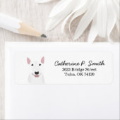 Bull Terrier Return-adres Etiket (Insitu)