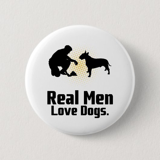 Bull Terrier Ronde Button 5,7 Cm (Voorkant)