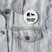 Bull Terrier Ronde Button 5,7 Cm (In situ)