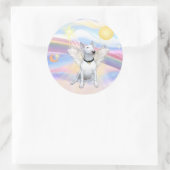 Bull Terrier Ronde Sticker (Tas)