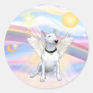 Bull Terrier Ronde Sticker