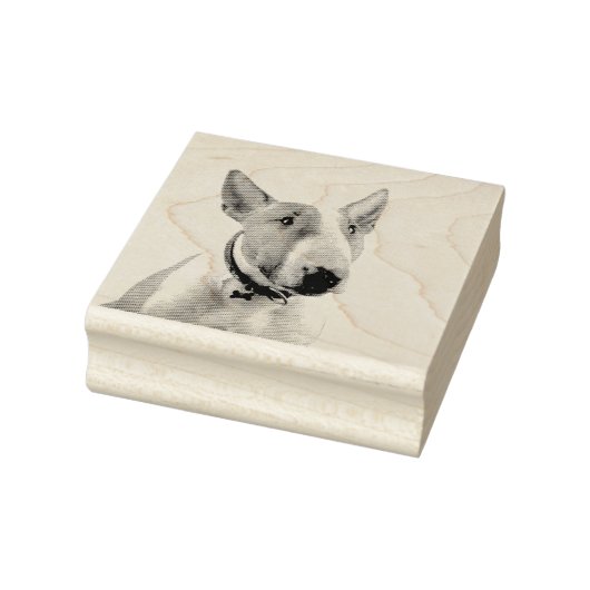 Bull Terrier Rubberstempel (Stempel)