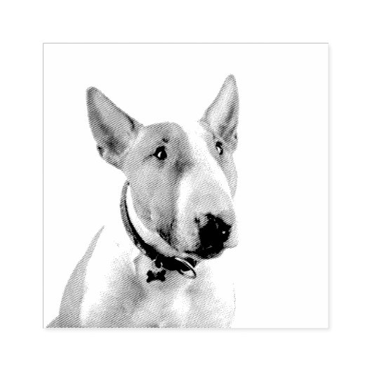 Bull Terrier Rubberstempel (Afrduk)