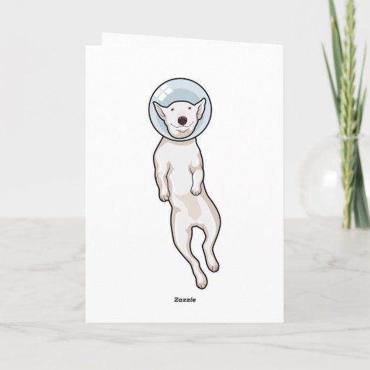 Bull Terrier Ruimte Kaart (Achterkant)