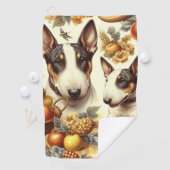  Bull Terrier schilderij Golfhanddoek (Insitu)