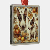  Bull Terrier schilderij Metalen Ornament (Rechts)