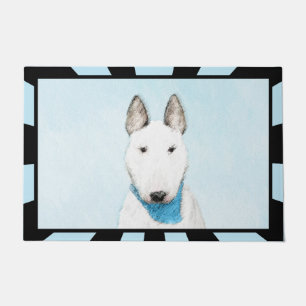 Bull Terrier Schilderij - Mooie Originele Honden K Deurmat