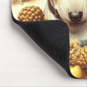 Bull Terrier schilderij Muismat (Hoek)