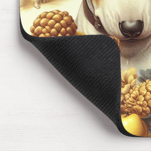  Bull Terrier schilderij Muismat (Hoek)