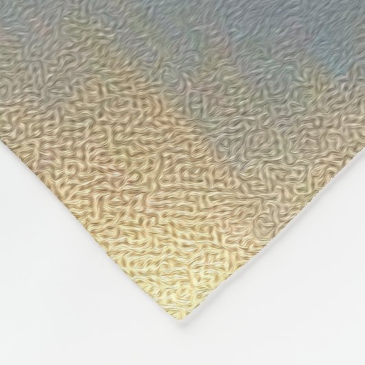 Bull Terrier schilderij portret Fleece Deken (Hoek)