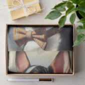  Bull Terrier schilderij portret Tissuepapier (Geschenk)