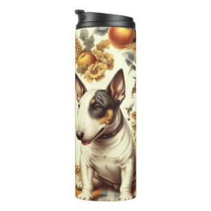 Bull Terrier schilderij Thermosbeker