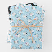 Bull Terrier Schilderij Wit Engels Schattigee Dog  Inpakpapier Vel (In situ)