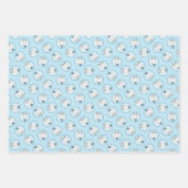 Bull Terrier Schilderij Wit Engels Schattigee Dog  Inpakpapier Vel (Voorkant)