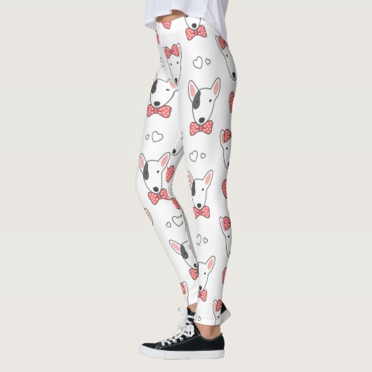 Bull Terrier Seamless Pattern Leggings (Links)
