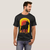 Bull Terrier Shirt  Retro Bull Terrier Dog (Voorkant volledig)