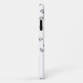Bull Terrier Silhouet Harten en Pootafdrukken Case-Mate iPhone Case (Achterkant/rechts)
