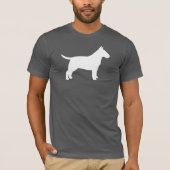 Bull Terrier Silhouette T-shirt (Voorkant)