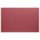 Bull Terrier Silhouettes Pattern Red en White Stof (Yard (91,4 cm))