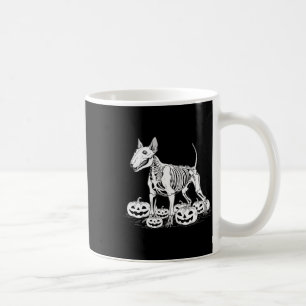 Bull Terrier Skelet Verjaardag Halloween Mannen vr Koffiemok